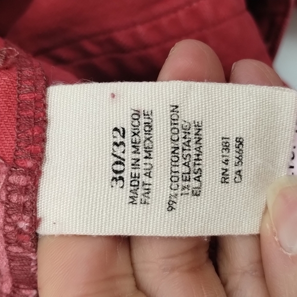 Ralph Lauren Denim & Supply jeans Red Skinny Size 30 32 Low to Mid Rise - Picture 9 of 12